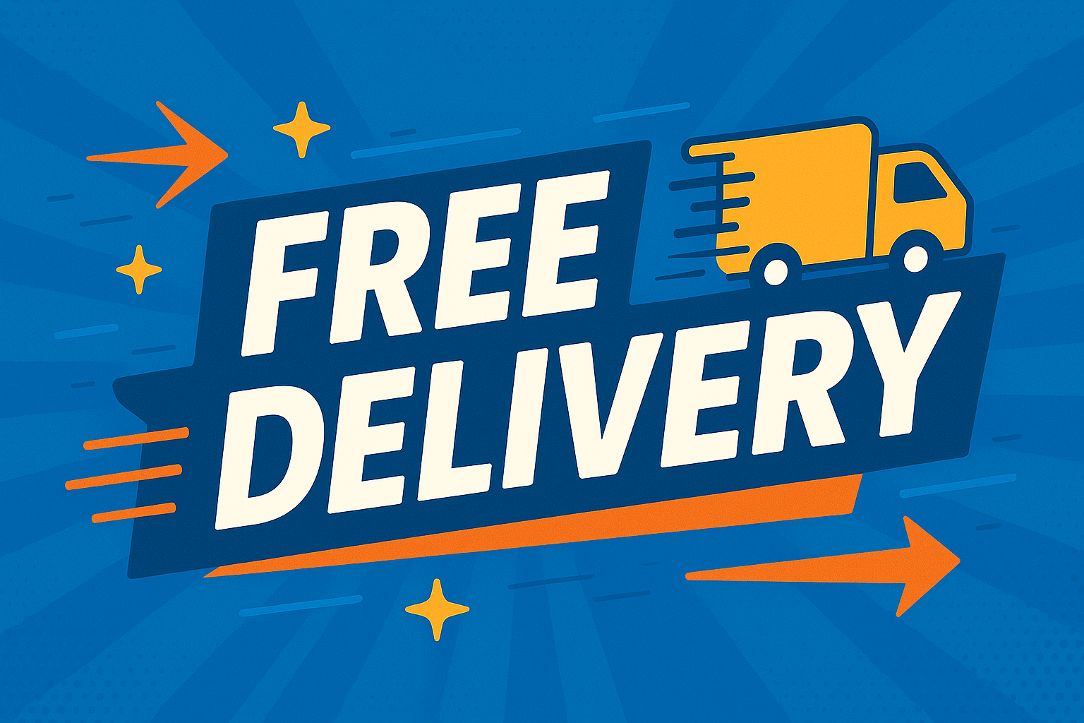 something to advertise free delivery